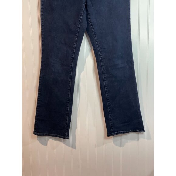 CHICO’S PLATINUM DENIM WOMEN'S DARK WASH BLUE JEANS SIZE 0.5/6 REG - Picture 4 of 14